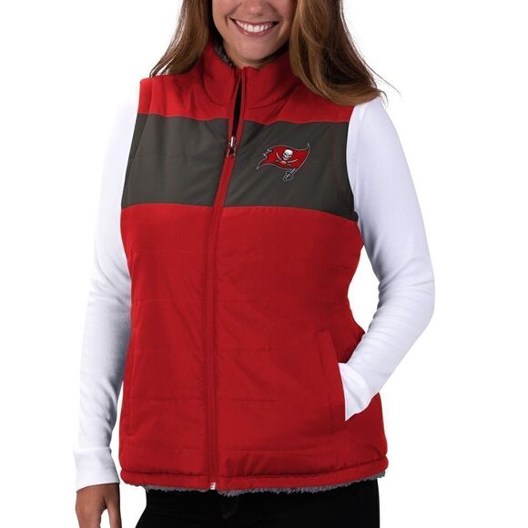 Tampa Bay Buccaneers NFL Reversible Full-Zip Vest - Picture 2 of 13